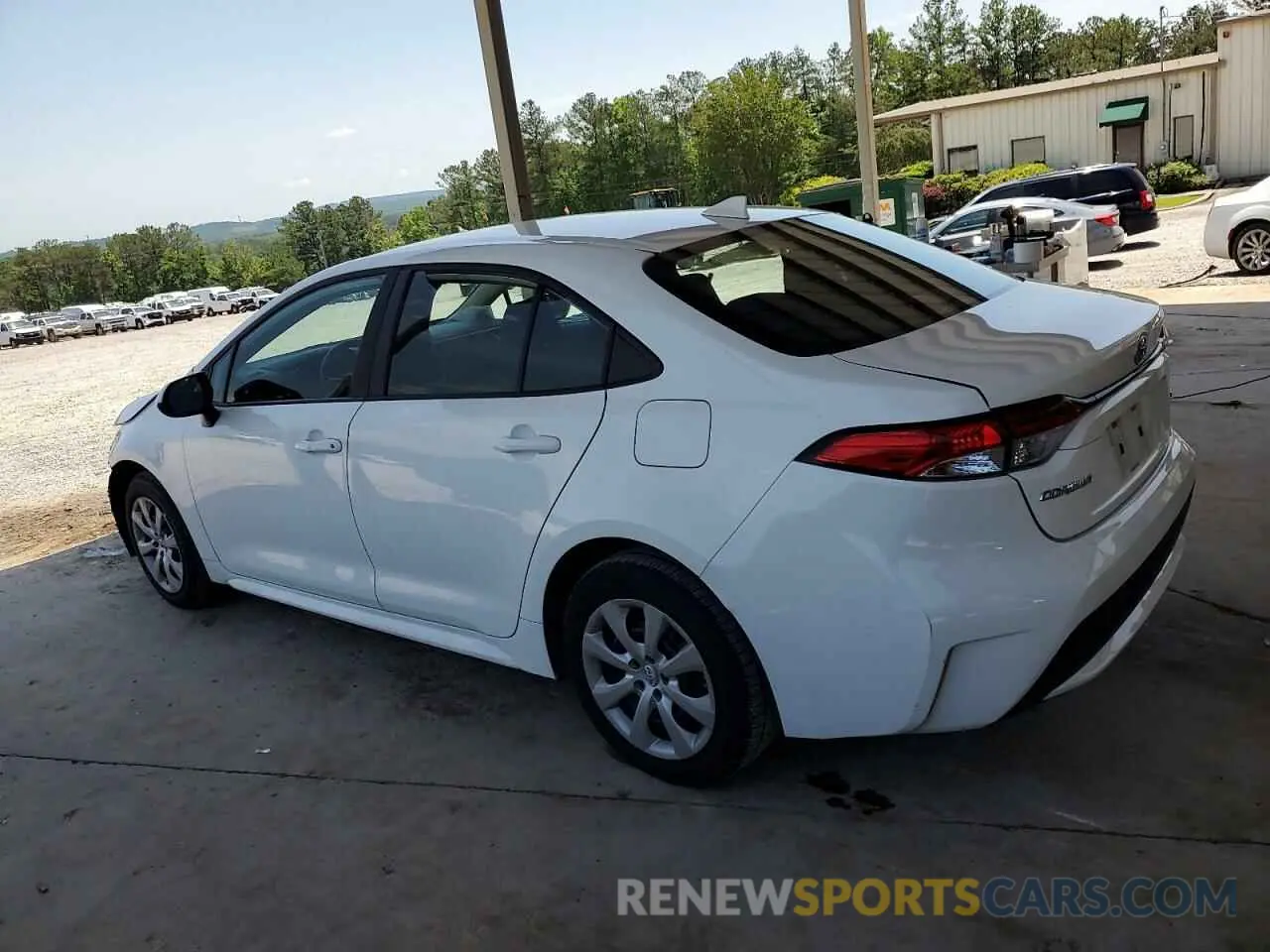 2 Photograph of a damaged car 5YFEPMAE1NP369403 TOYOTA COROLLA 2022