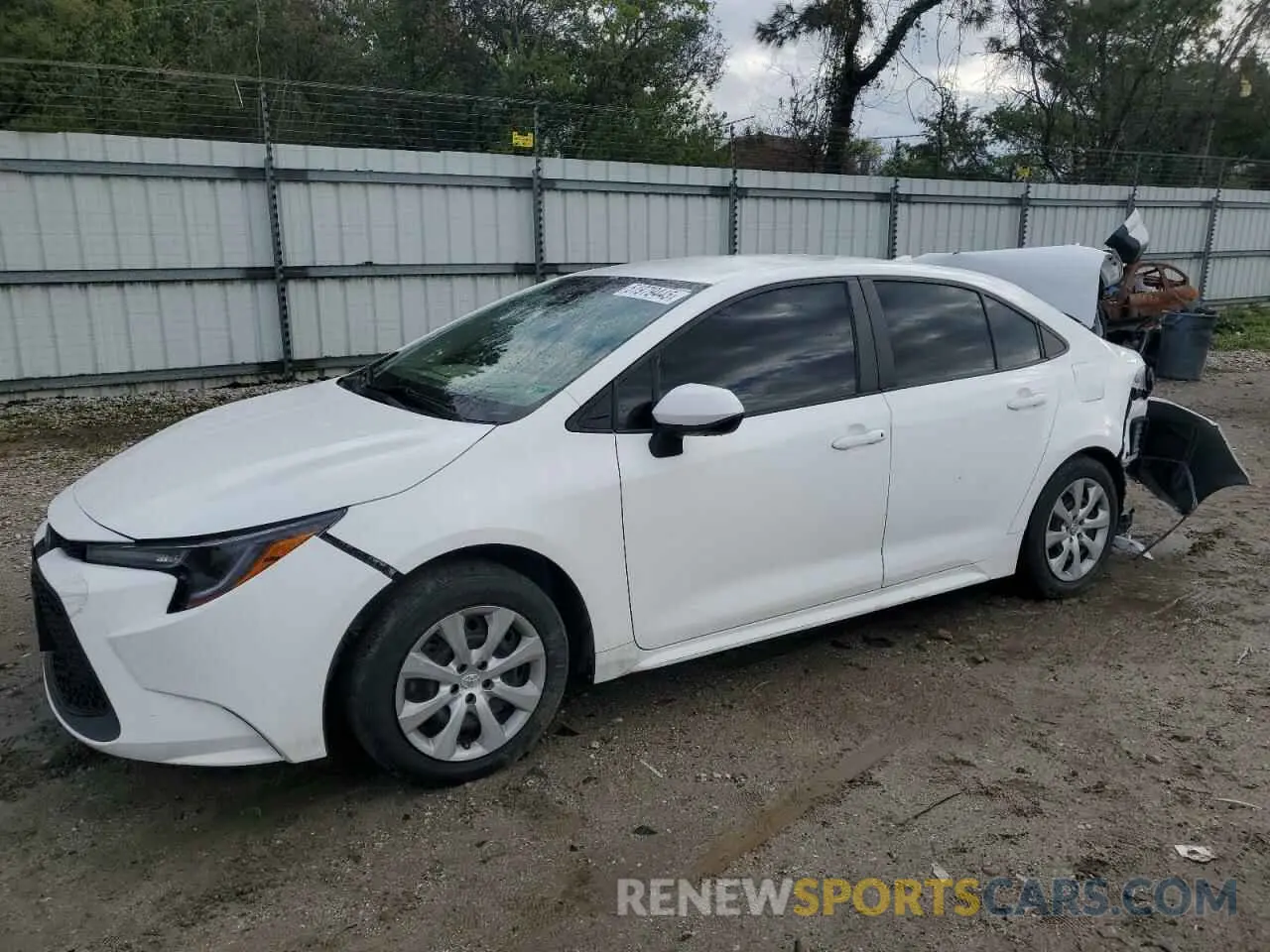 1 Photograph of a damaged car 5YFEPMAE1NP374813 TOYOTA COROLLA 2022
