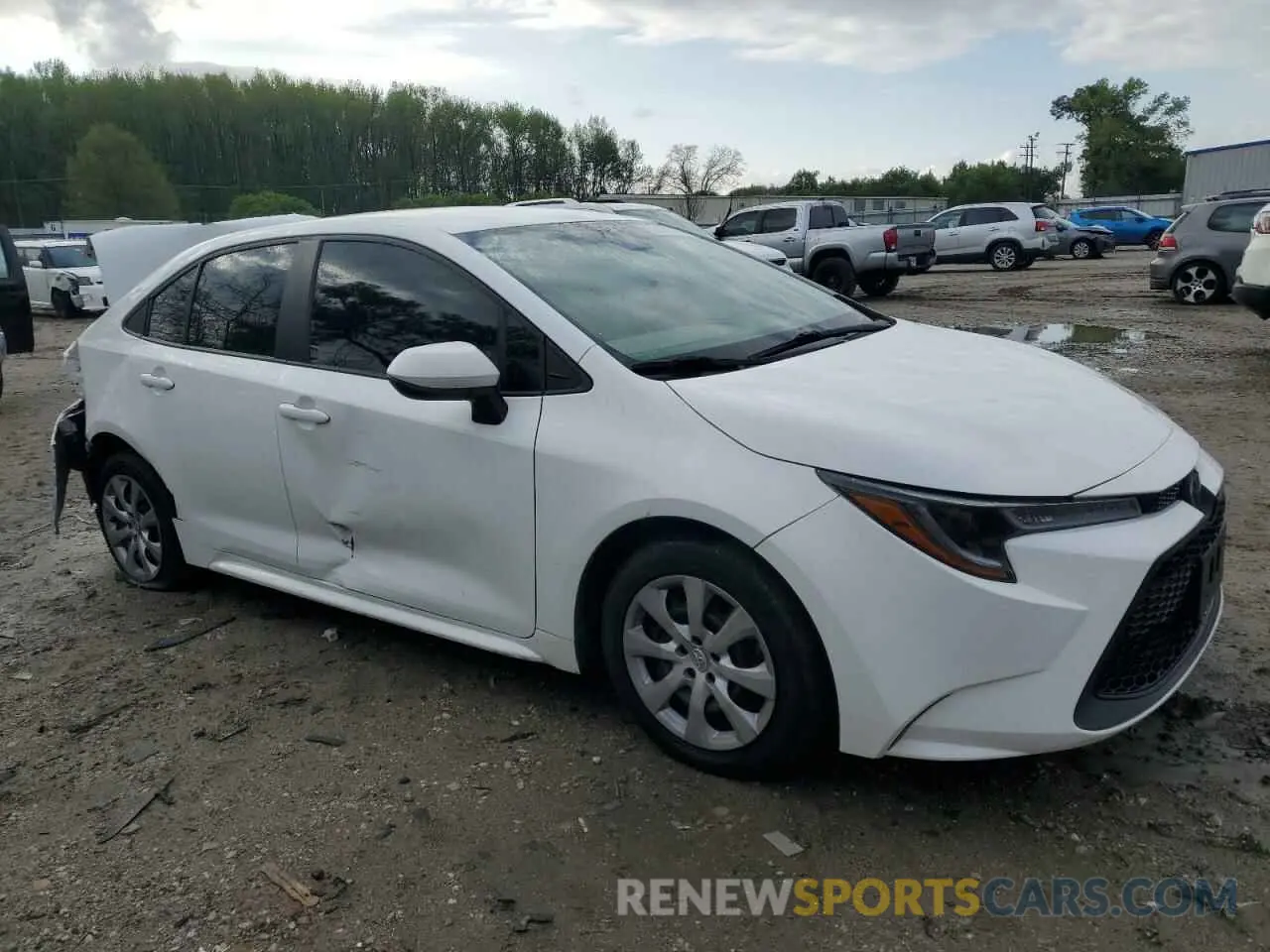 4 Photograph of a damaged car 5YFEPMAE1NP374813 TOYOTA COROLLA 2022