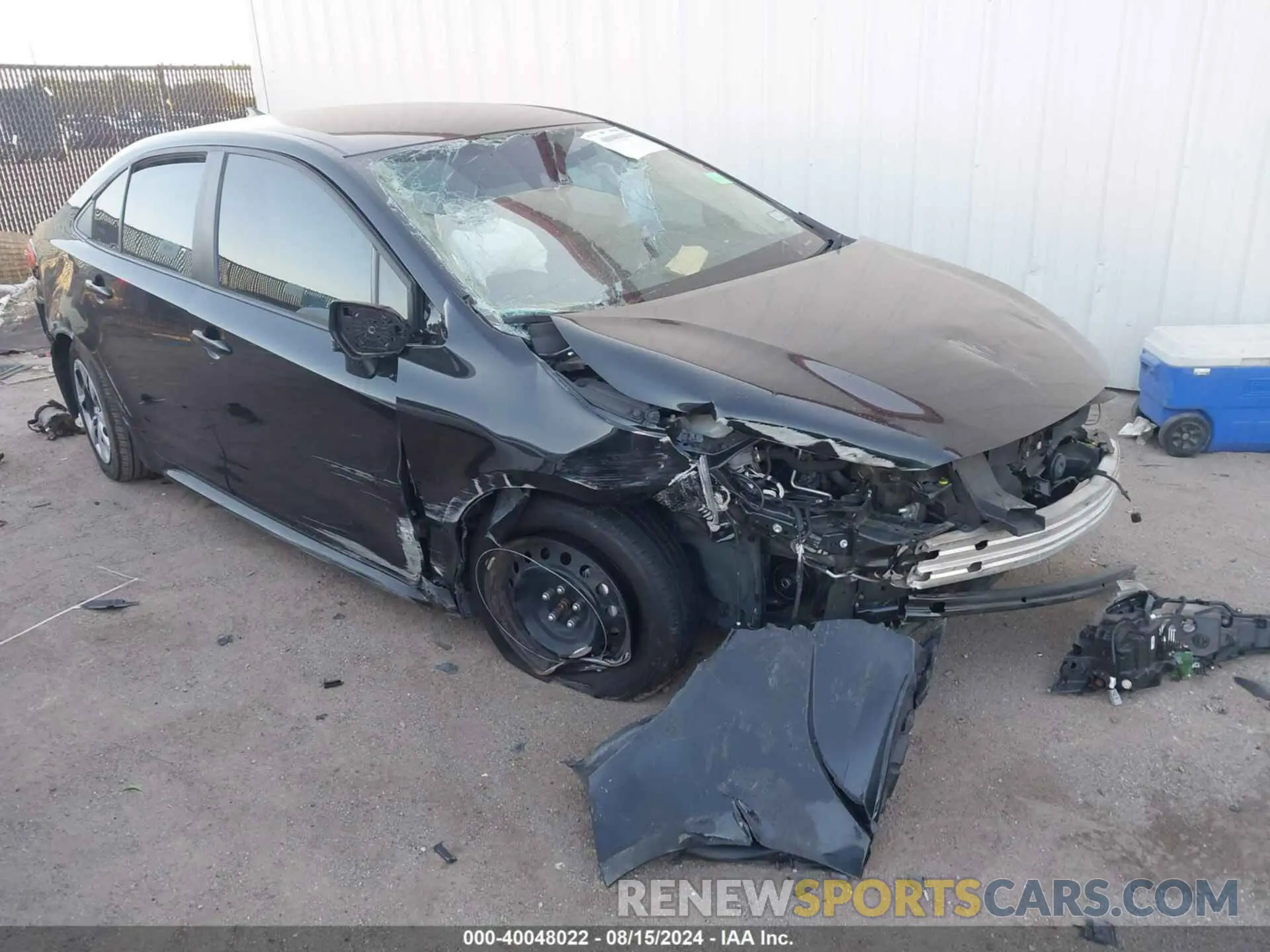 6 Photograph of a damaged car 5YFEPMAE1NP390218 TOYOTA COROLLA 2022