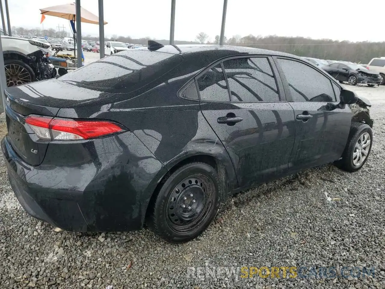 3 Photograph of a damaged car 5YFEPMAE2NP271917 TOYOTA COROLLA 2022