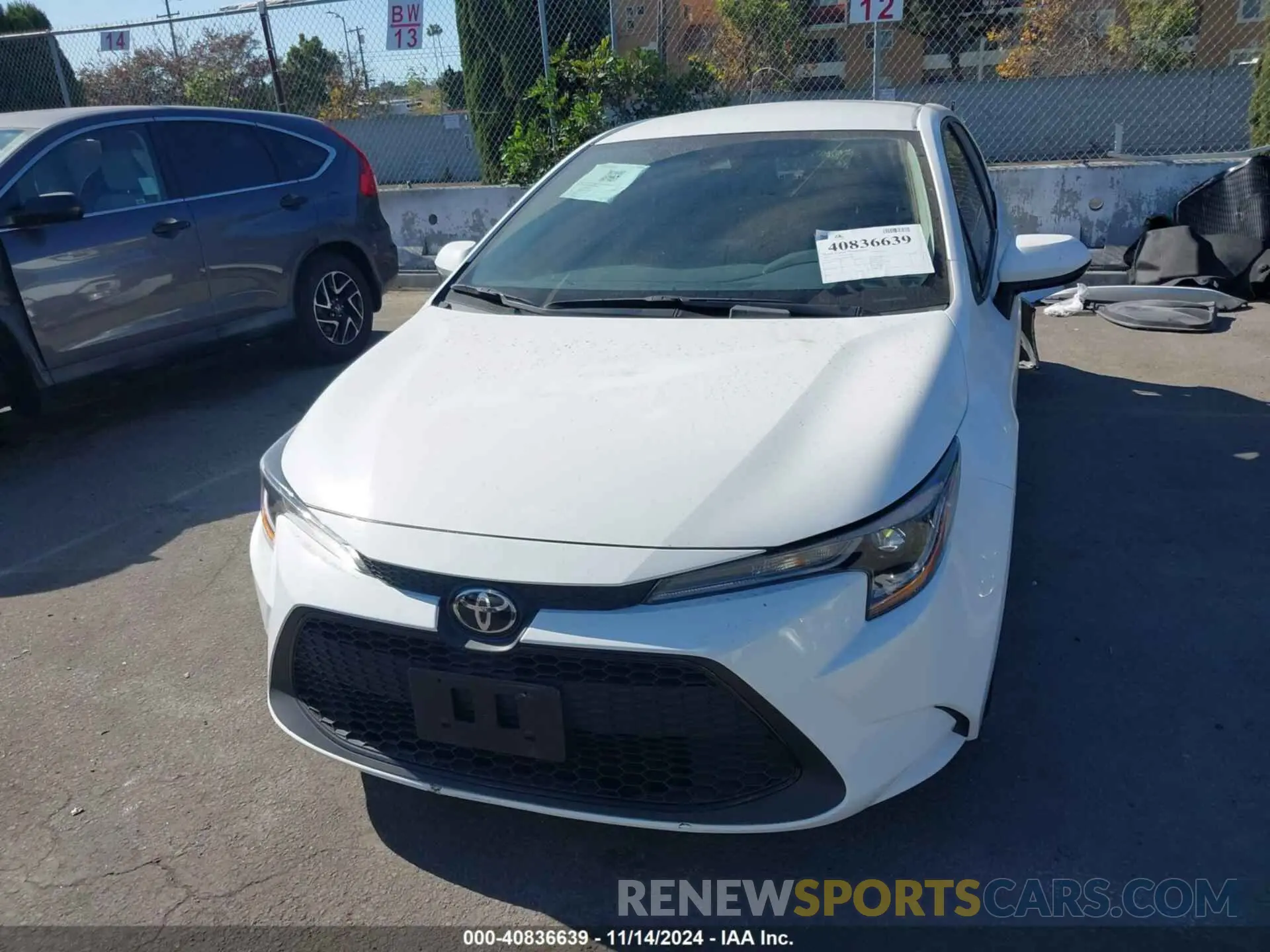 13 Photograph of a damaged car 5YFEPMAE2NP285946 TOYOTA COROLLA 2022