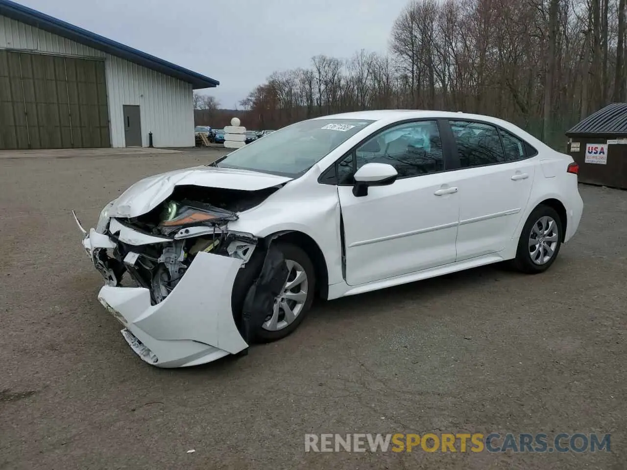 1 Photograph of a damaged car 5YFEPMAE2NP288510 TOYOTA COROLLA 2022