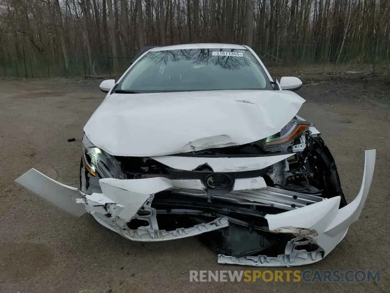 5 Photograph of a damaged car 5YFEPMAE2NP288510 TOYOTA COROLLA 2022