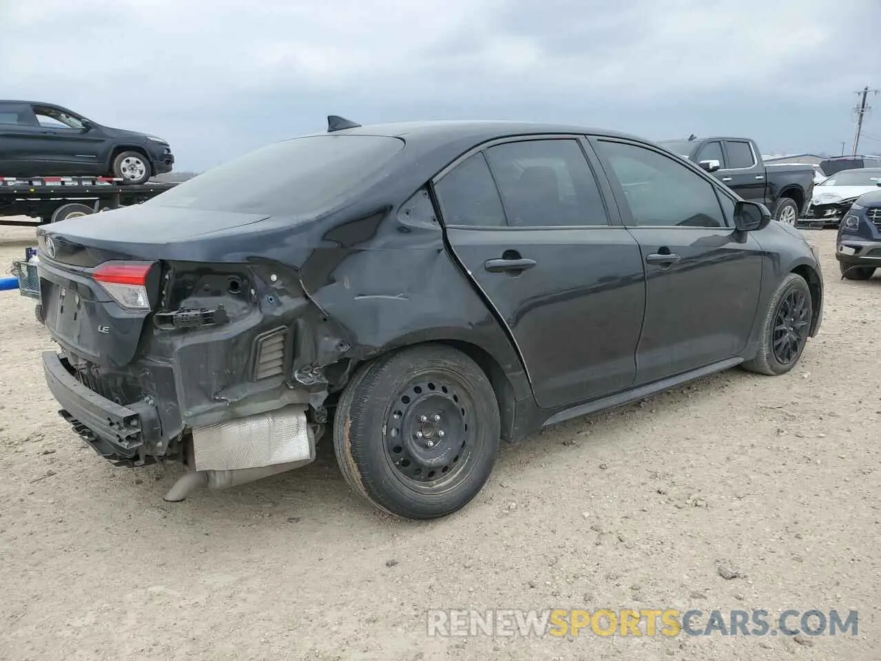 3 Photograph of a damaged car 5YFEPMAE2NP295943 TOYOTA COROLLA 2022