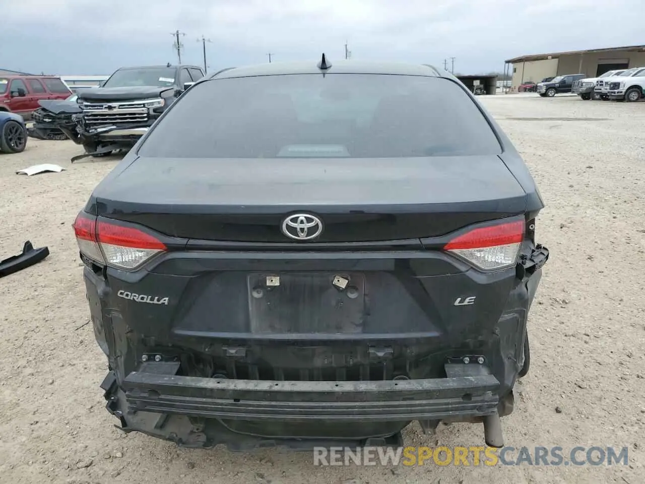 6 Photograph of a damaged car 5YFEPMAE2NP295943 TOYOTA COROLLA 2022