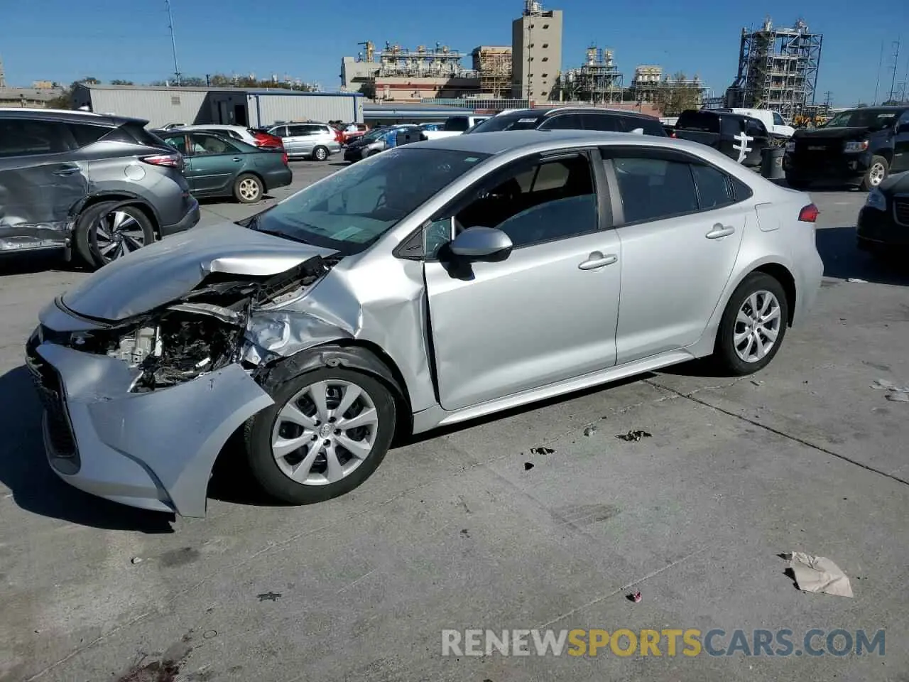 1 Photograph of a damaged car 5YFEPMAE2NP297434 TOYOTA COROLLA 2022