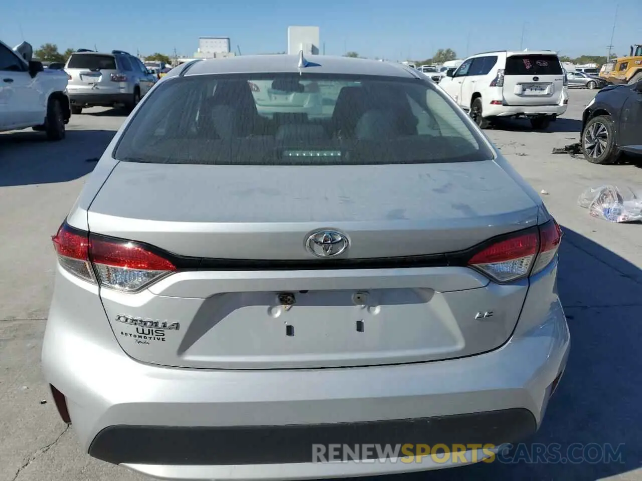 6 Photograph of a damaged car 5YFEPMAE2NP297434 TOYOTA COROLLA 2022