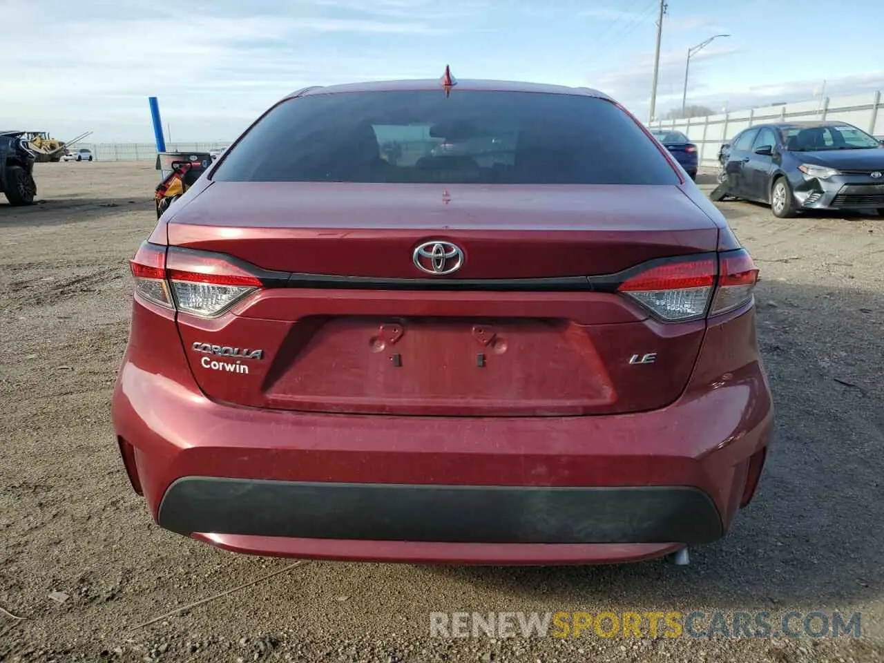 6 Photograph of a damaged car 5YFEPMAE2NP304432 TOYOTA COROLLA 2022