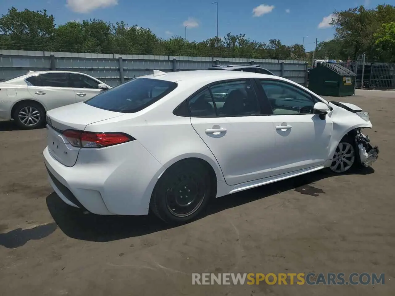 3 Photograph of a damaged car 5YFEPMAE2NP307928 TOYOTA COROLLA 2022