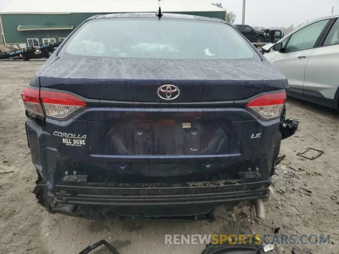6 Photograph of a damaged car 5YFEPMAE2NP323661 TOYOTA COROLLA 2022