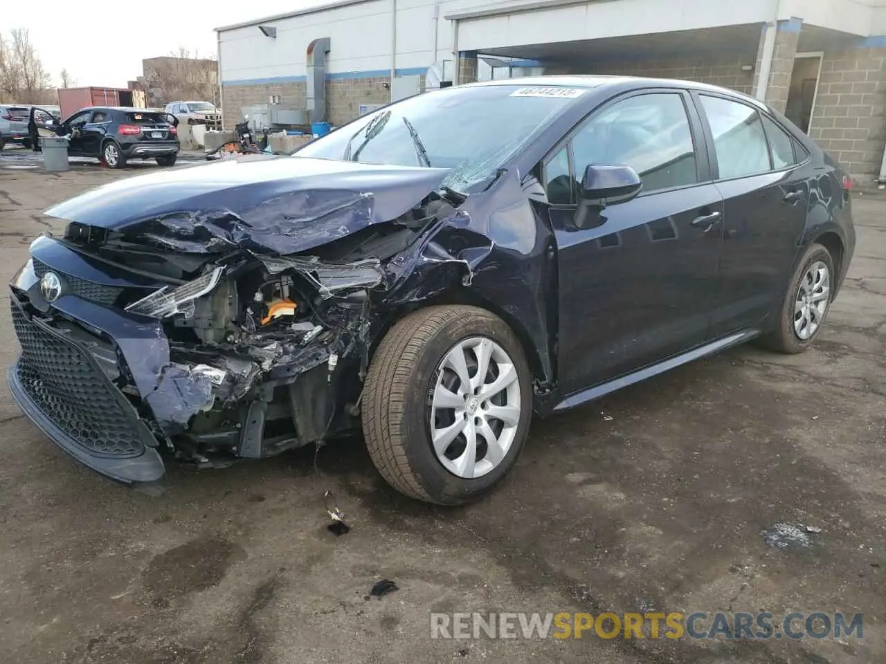 1 Photograph of a damaged car 5YFEPMAE2NP333414 TOYOTA COROLLA 2022