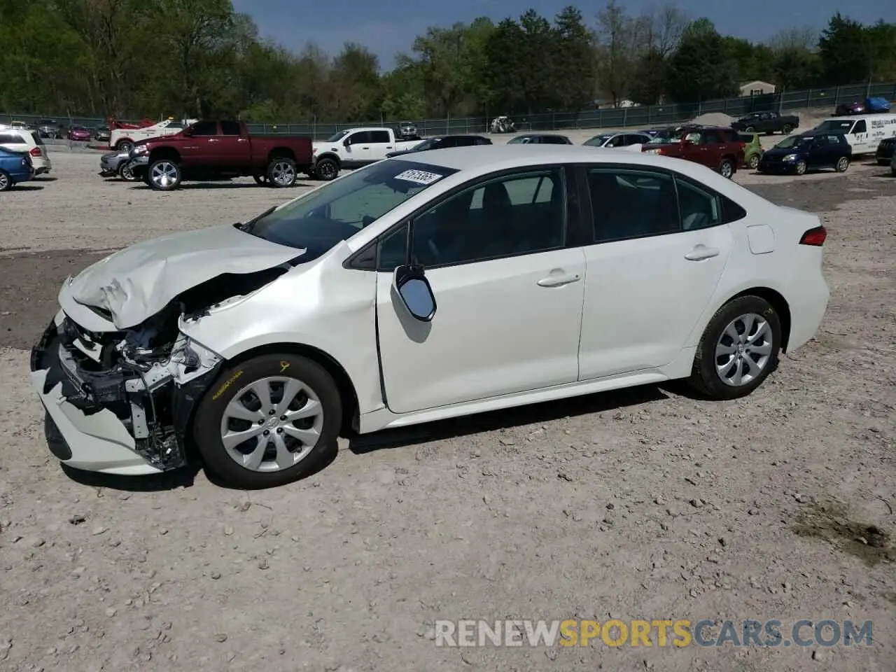 1 Photograph of a damaged car 5YFEPMAE2NP335714 TOYOTA COROLLA 2022