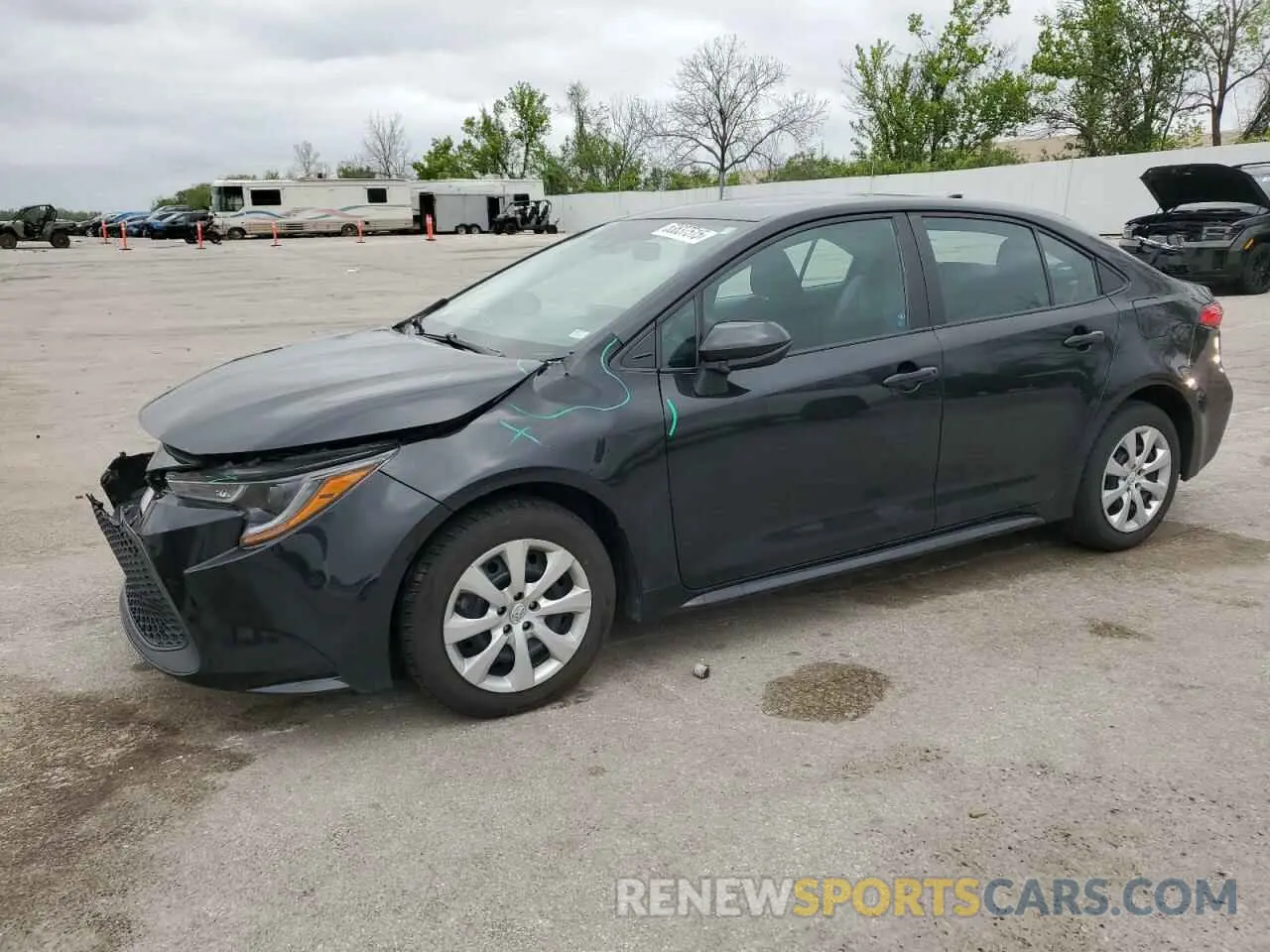 1 Photograph of a damaged car 5YFEPMAE2NP340833 TOYOTA COROLLA 2022