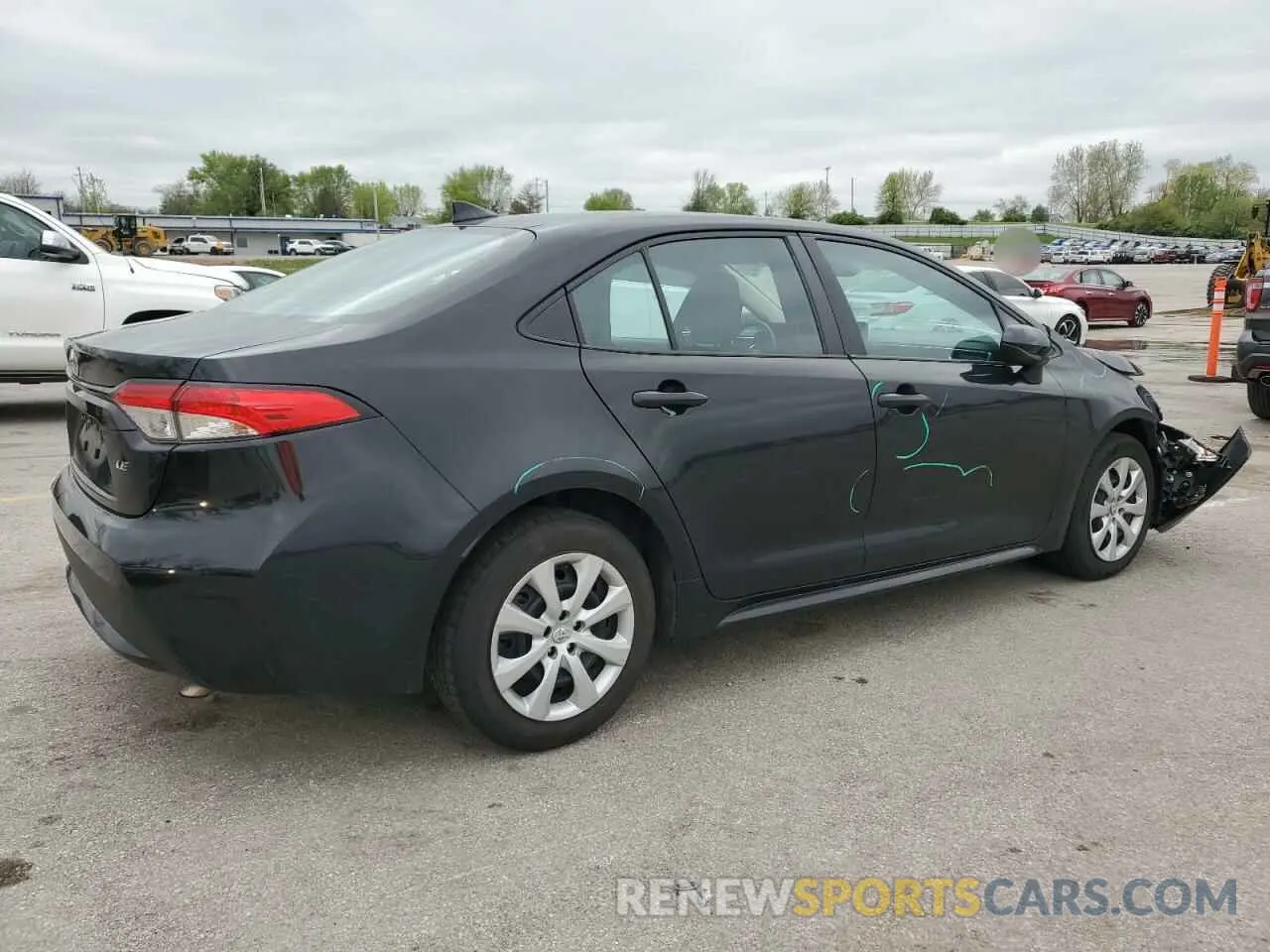 3 Photograph of a damaged car 5YFEPMAE2NP340833 TOYOTA COROLLA 2022