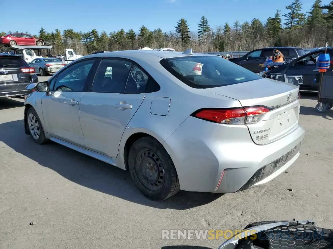 2 Photograph of a damaged car 5YFEPMAE2NP347118 TOYOTA COROLLA 2022