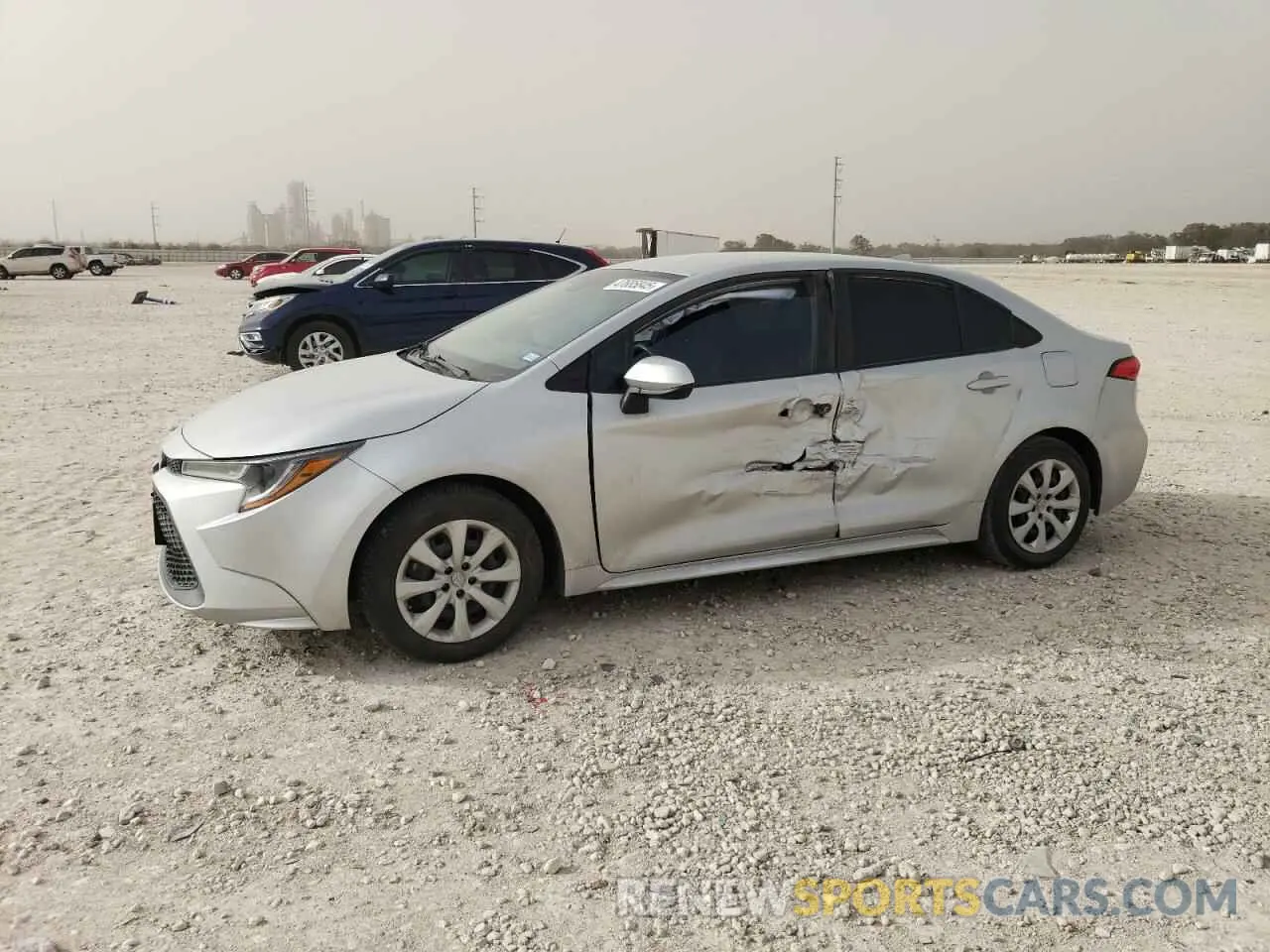 1 Photograph of a damaged car 5YFEPMAE2NP354778 TOYOTA COROLLA 2022