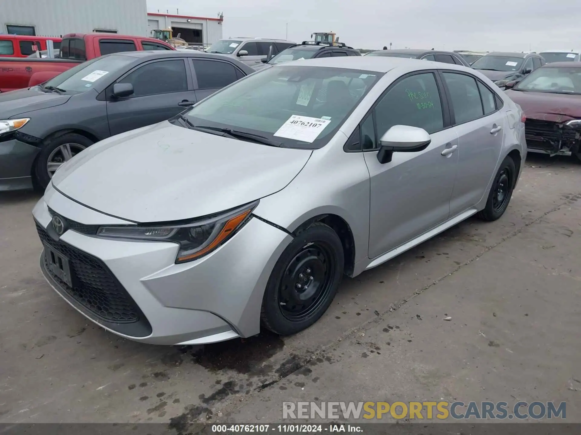 2 Photograph of a damaged car 5YFEPMAE2NP370303 TOYOTA COROLLA 2022