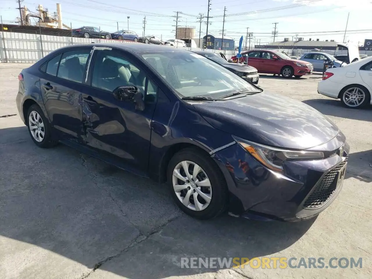 4 Photograph of a damaged car 5YFEPMAE2NP374576 TOYOTA COROLLA 2022