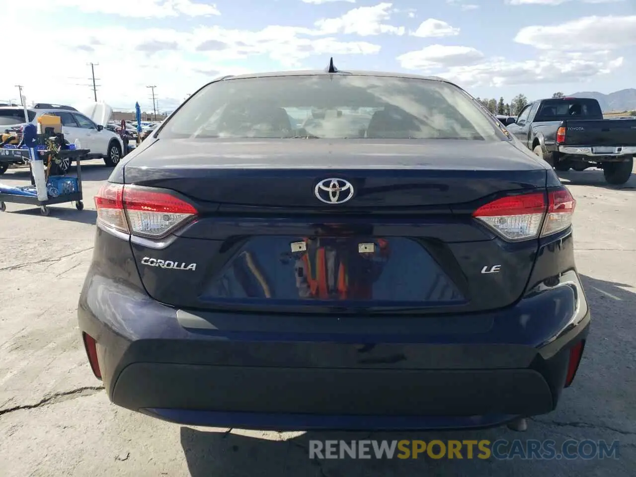 6 Photograph of a damaged car 5YFEPMAE2NP374576 TOYOTA COROLLA 2022