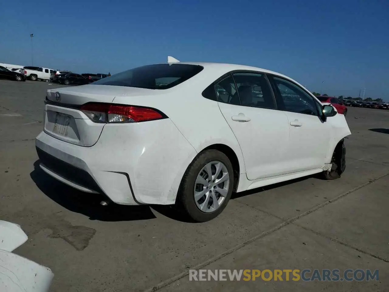 3 Photograph of a damaged car 5YFEPMAE2NP376571 TOYOTA COROLLA 2022