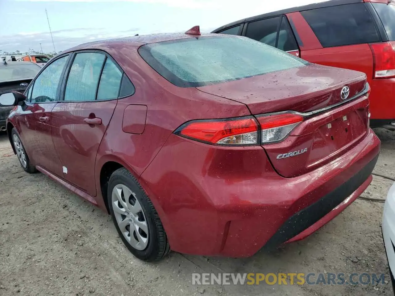 2 Photograph of a damaged car 5YFEPMAE2NP377932 TOYOTA COROLLA 2022