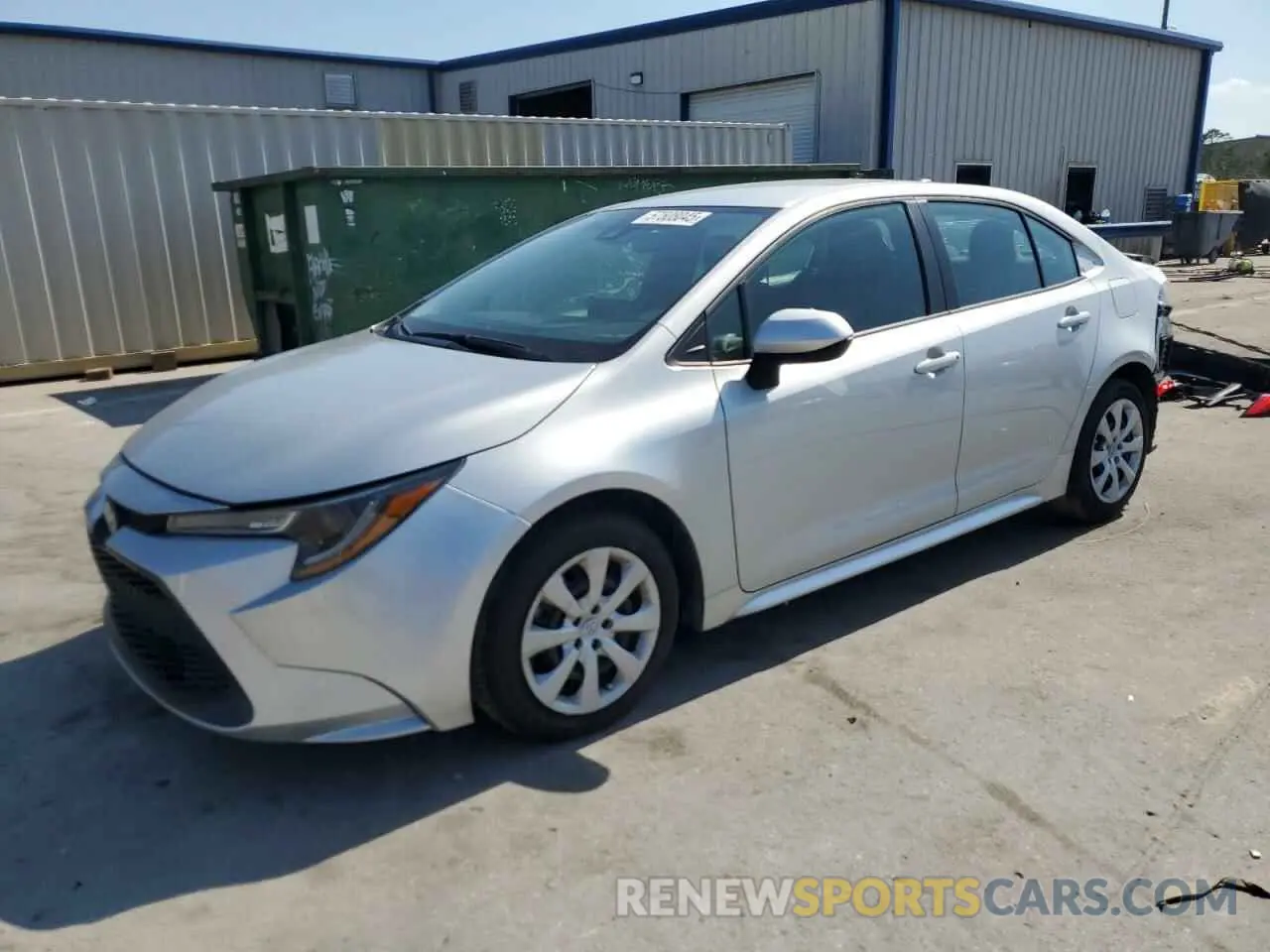 1 Photograph of a damaged car 5YFEPMAE2NP386923 TOYOTA COROLLA 2022