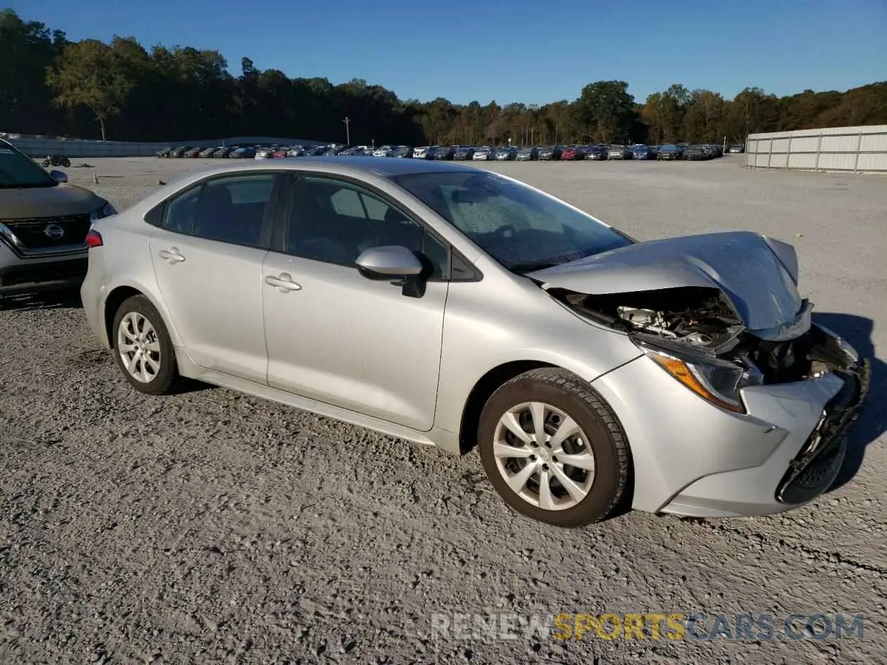 4 Photograph of a damaged car 5YFEPMAE2NP389773 TOYOTA COROLLA 2022