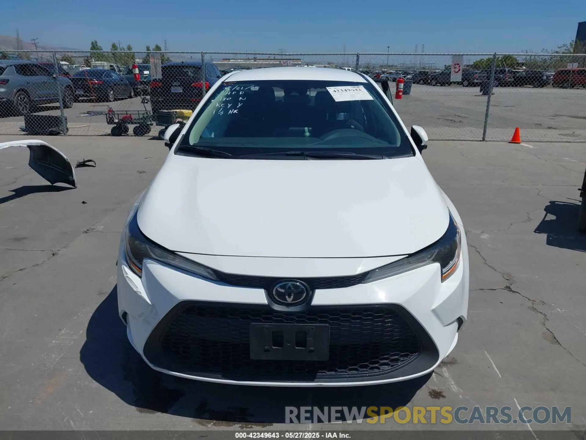 13 Photograph of a damaged car 5YFEPMAE3NP274213 TOYOTA COROLLA 2022