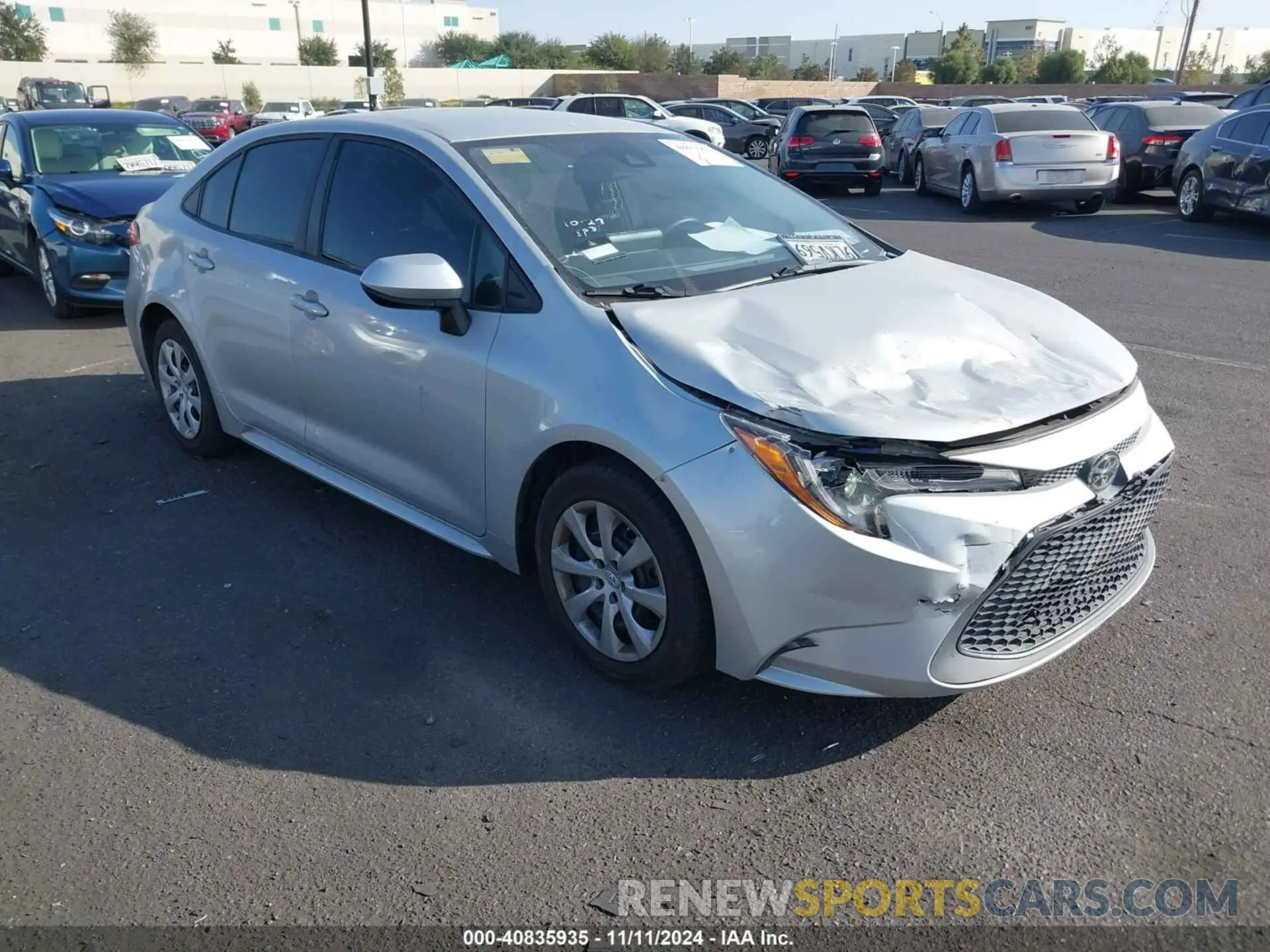 13 Photograph of a damaged car 5YFEPMAE3NP275832 TOYOTA COROLLA 2022