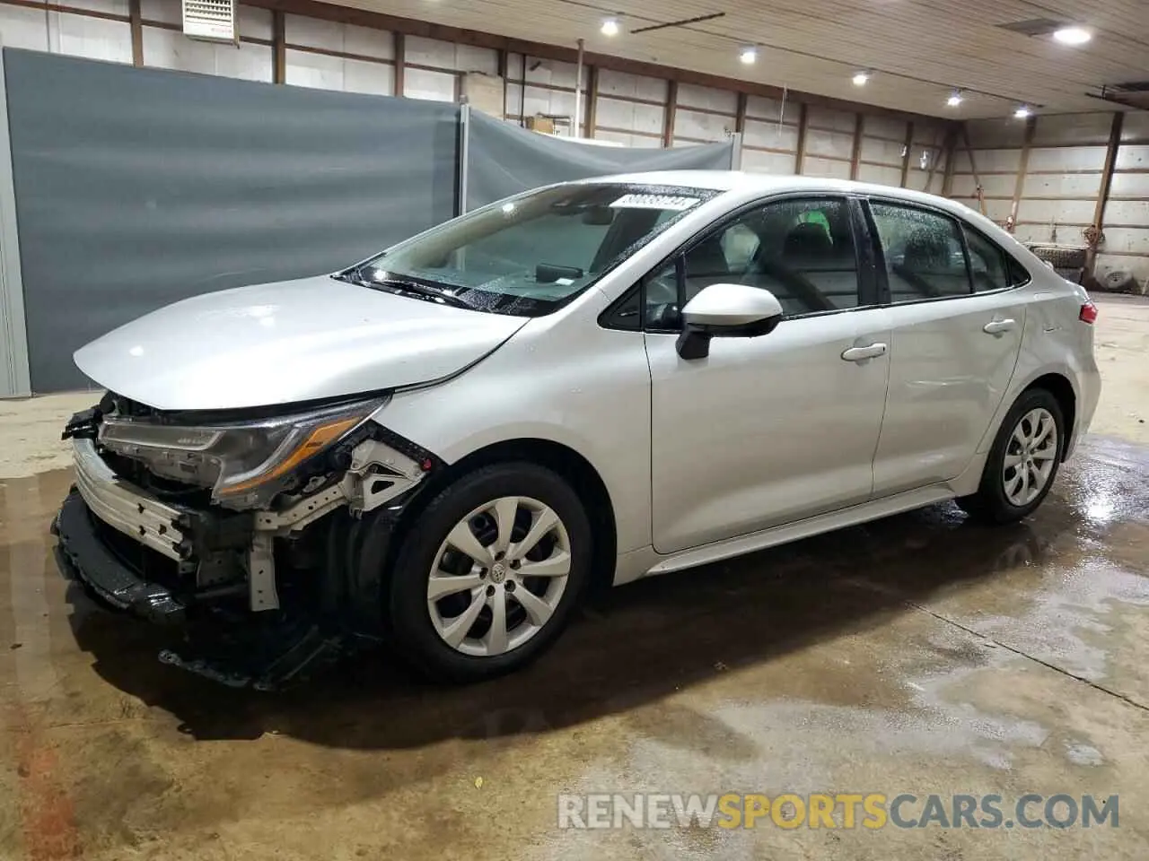 1 Photograph of a damaged car 5YFEPMAE3NP283980 TOYOTA COROLLA 2022