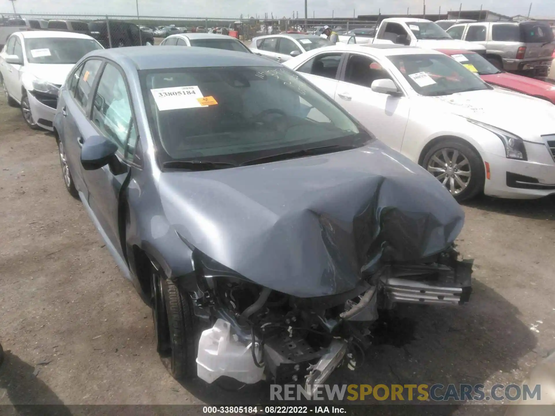 6 Photograph of a damaged car 5YFEPMAE3NP295479 TOYOTA COROLLA 2022