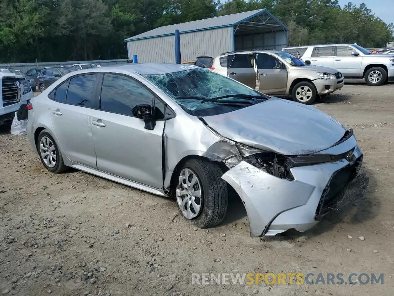 4 Photograph of a damaged car 5YFEPMAE3NP297653 TOYOTA COROLLA 2022