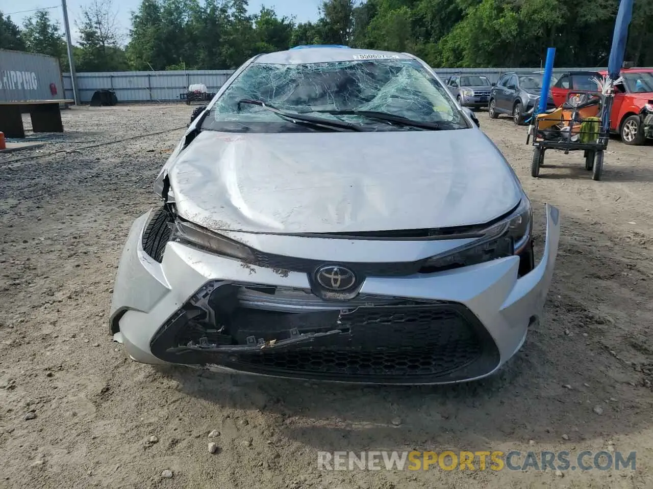 5 Photograph of a damaged car 5YFEPMAE3NP297653 TOYOTA COROLLA 2022