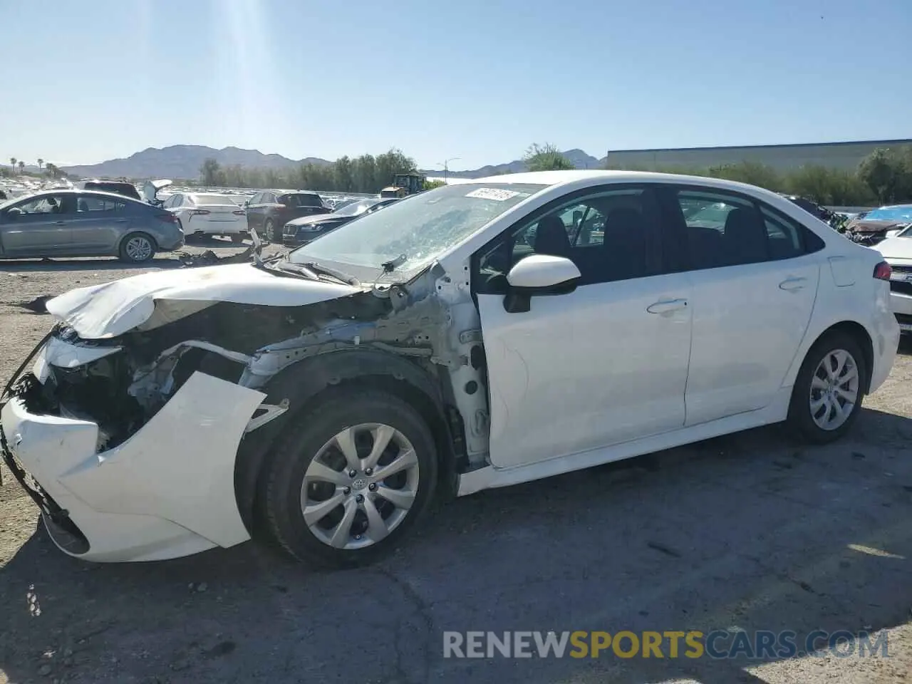 1 Photograph of a damaged car 5YFEPMAE3NP299001 TOYOTA COROLLA 2022