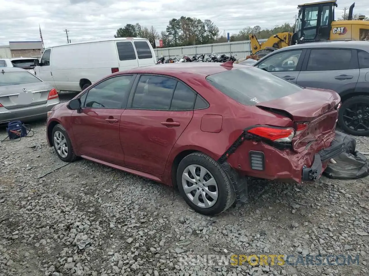 2 Photograph of a damaged car 5YFEPMAE3NP303306 TOYOTA COROLLA 2022