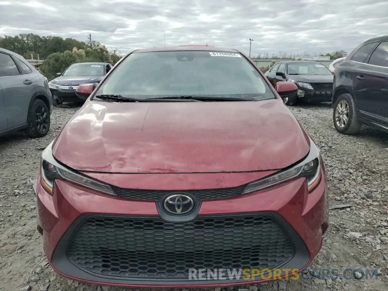 5 Photograph of a damaged car 5YFEPMAE3NP303306 TOYOTA COROLLA 2022