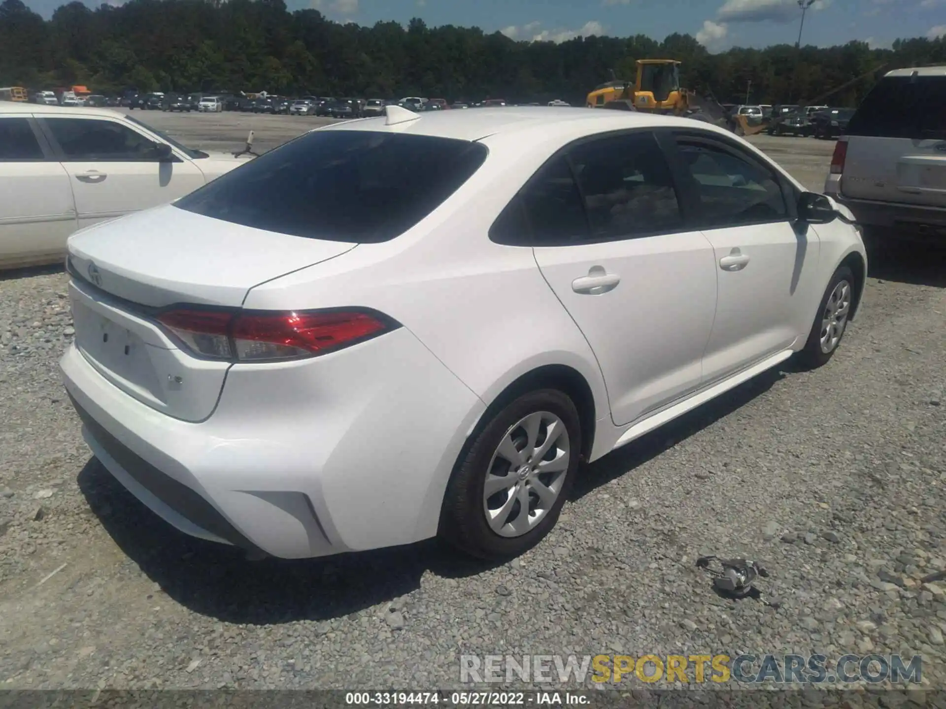 4 Photograph of a damaged car 5YFEPMAE3NP309042 TOYOTA COROLLA 2022