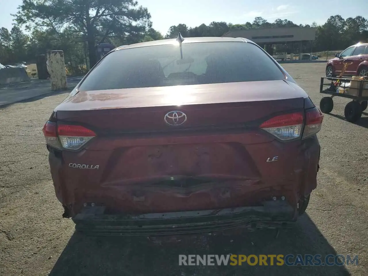 6 Photograph of a damaged car 5YFEPMAE3NP329596 TOYOTA COROLLA 2022