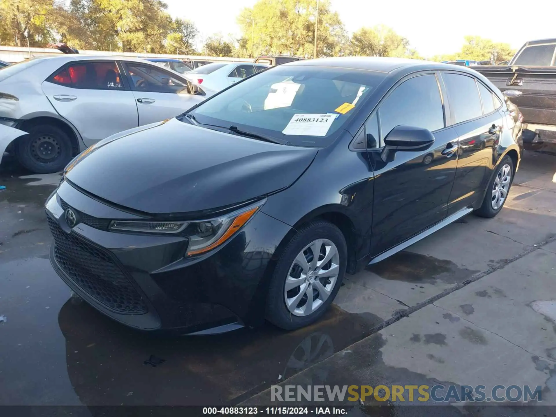 2 Photograph of a damaged car 5YFEPMAE3NP342624 TOYOTA COROLLA 2022