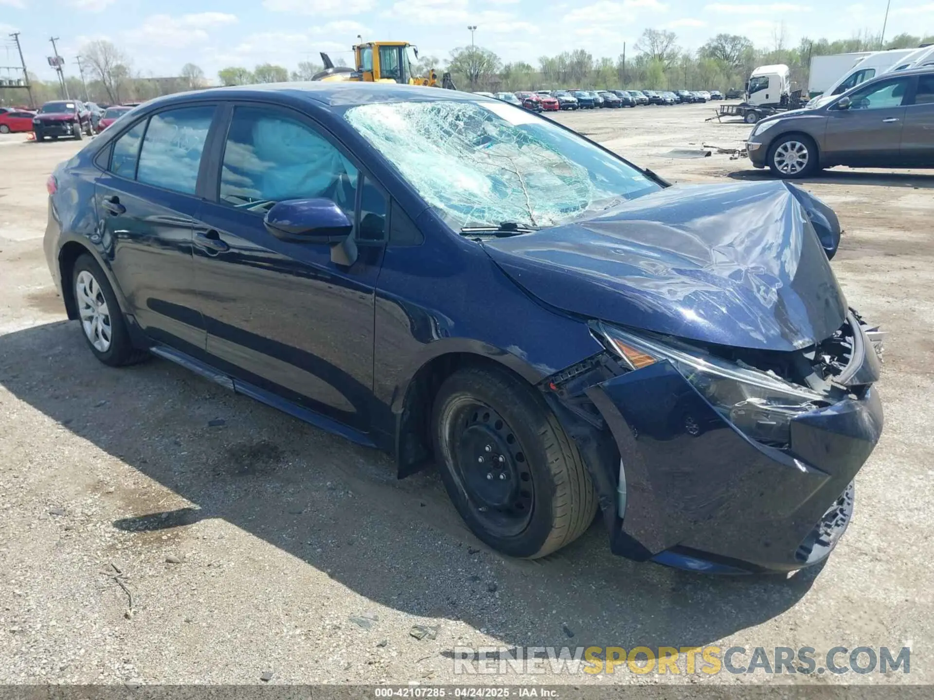 1 Photograph of a damaged car 5YFEPMAE3NP346625 TOYOTA COROLLA 2022