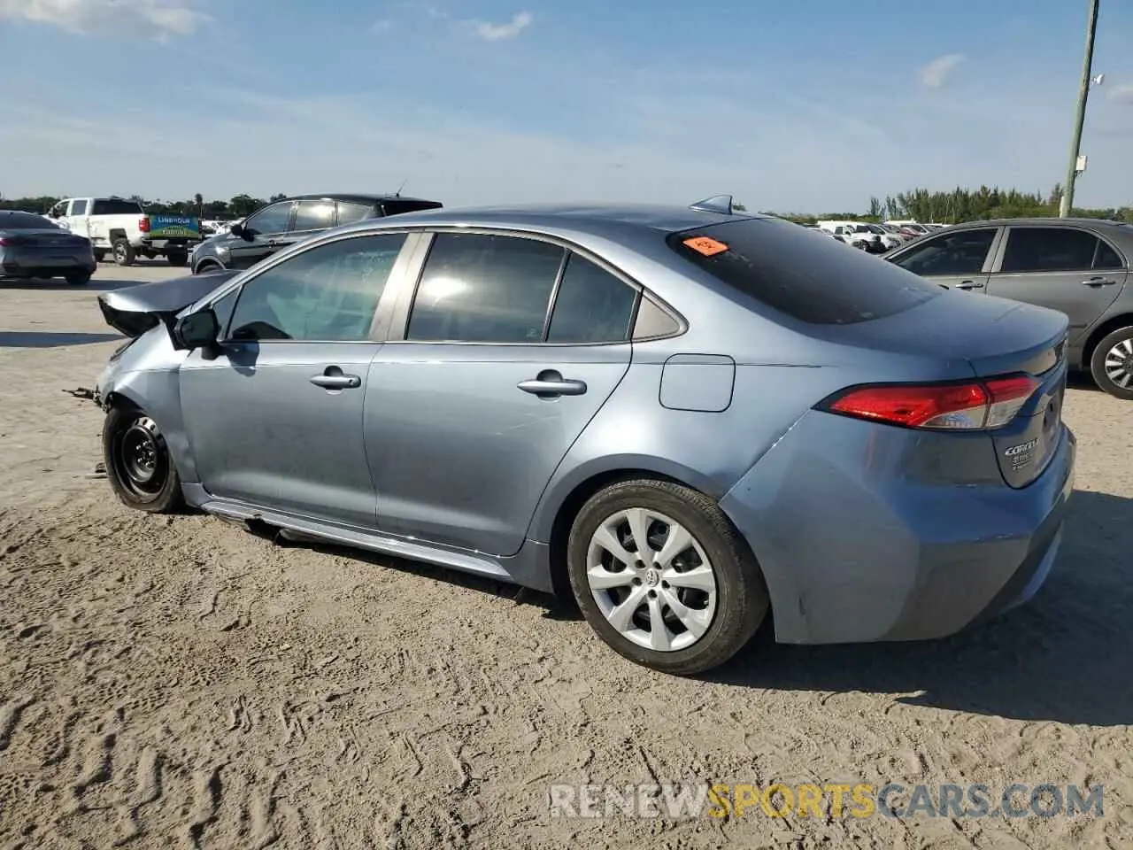 2 Photograph of a damaged car 5YFEPMAE3NP366552 TOYOTA COROLLA 2022