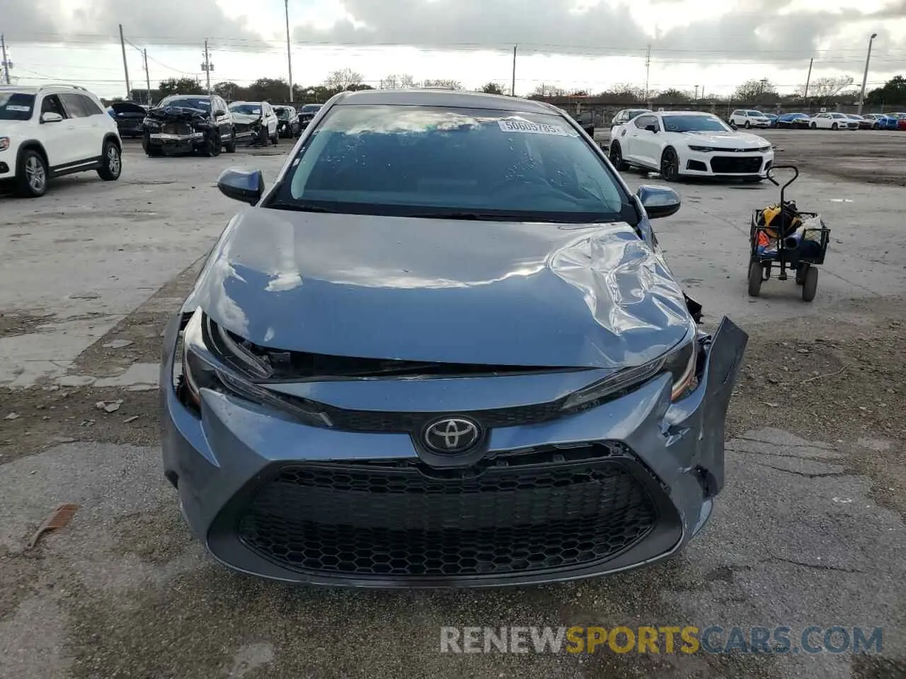5 Photograph of a damaged car 5YFEPMAE3NP366745 TOYOTA COROLLA 2022
