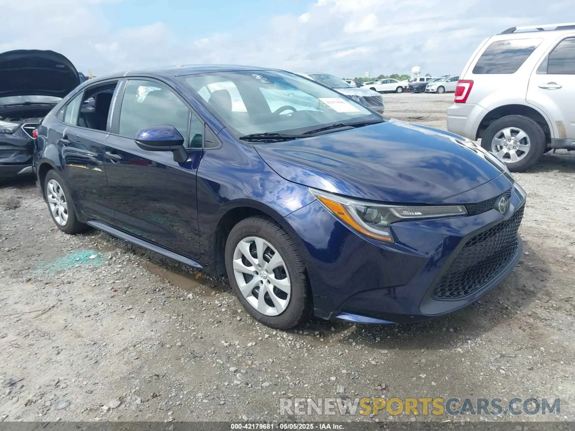 1 Photograph of a damaged car 5YFEPMAE3NP371086 TOYOTA COROLLA 2022