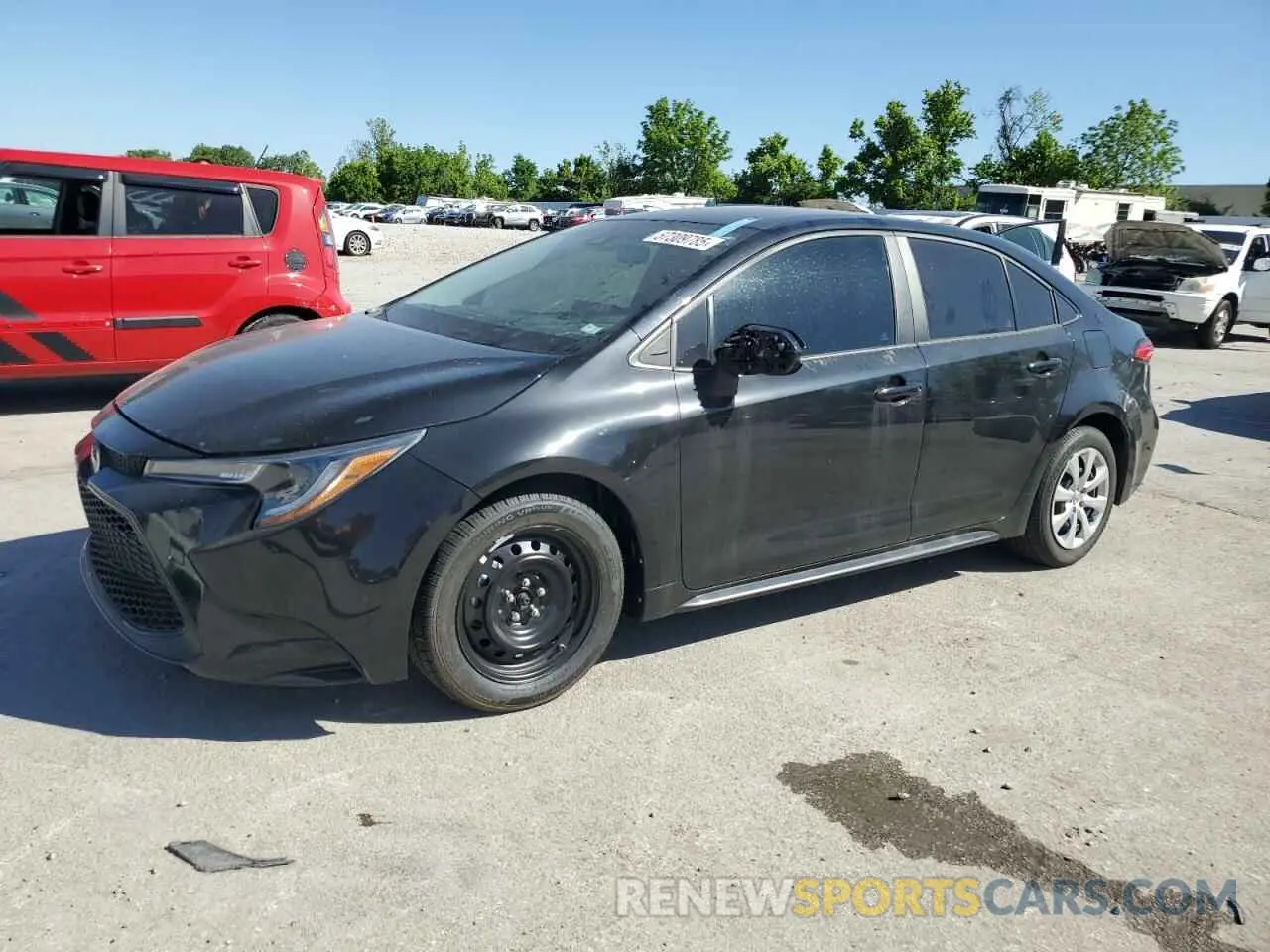 1 Photograph of a damaged car 5YFEPMAE3NP373615 TOYOTA COROLLA 2022