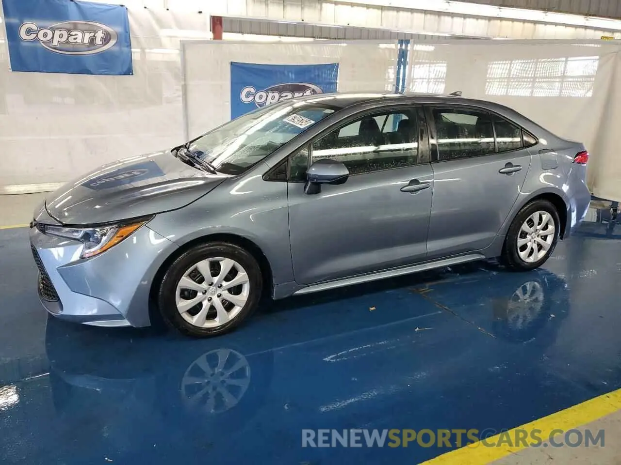 1 Photograph of a damaged car 5YFEPMAE3NP374716 TOYOTA COROLLA 2022