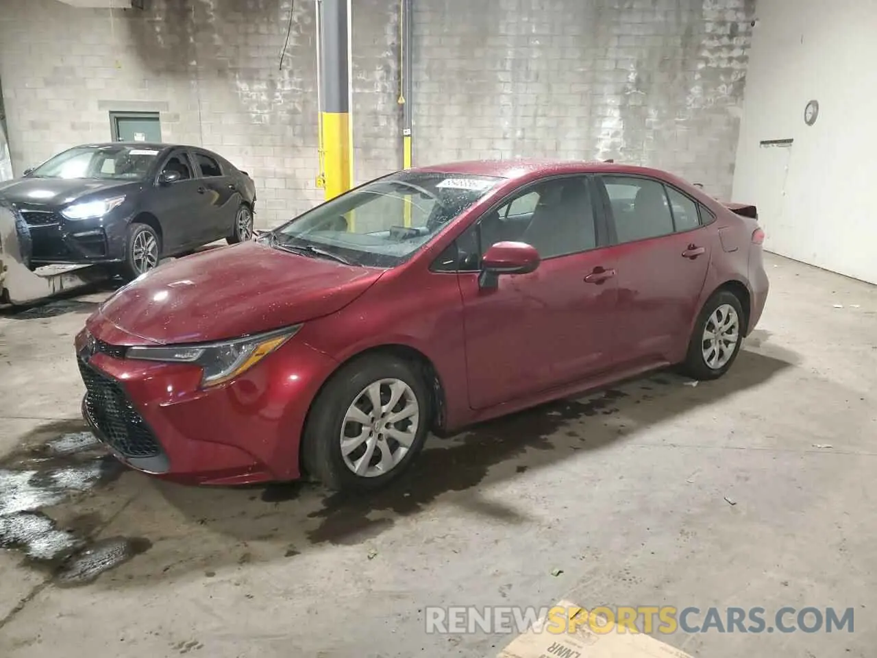 1 Photograph of a damaged car 5YFEPMAE3NP379947 TOYOTA COROLLA 2022