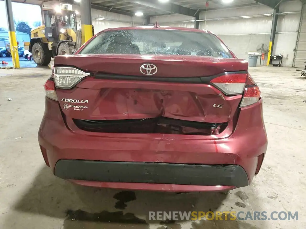6 Photograph of a damaged car 5YFEPMAE3NP379947 TOYOTA COROLLA 2022