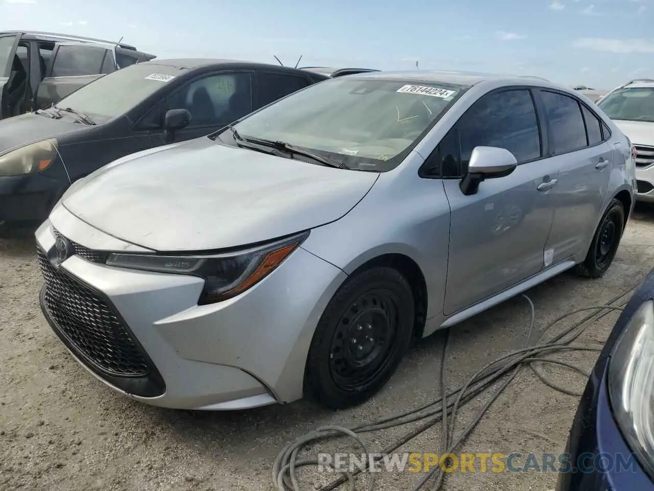 1 Photograph of a damaged car 5YFEPMAE3NP383464 TOYOTA COROLLA 2022