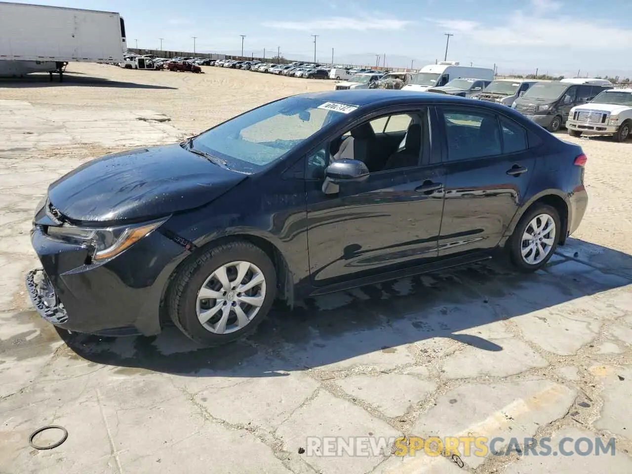 1 Photograph of a damaged car 5YFEPMAE3NP384355 TOYOTA COROLLA 2022